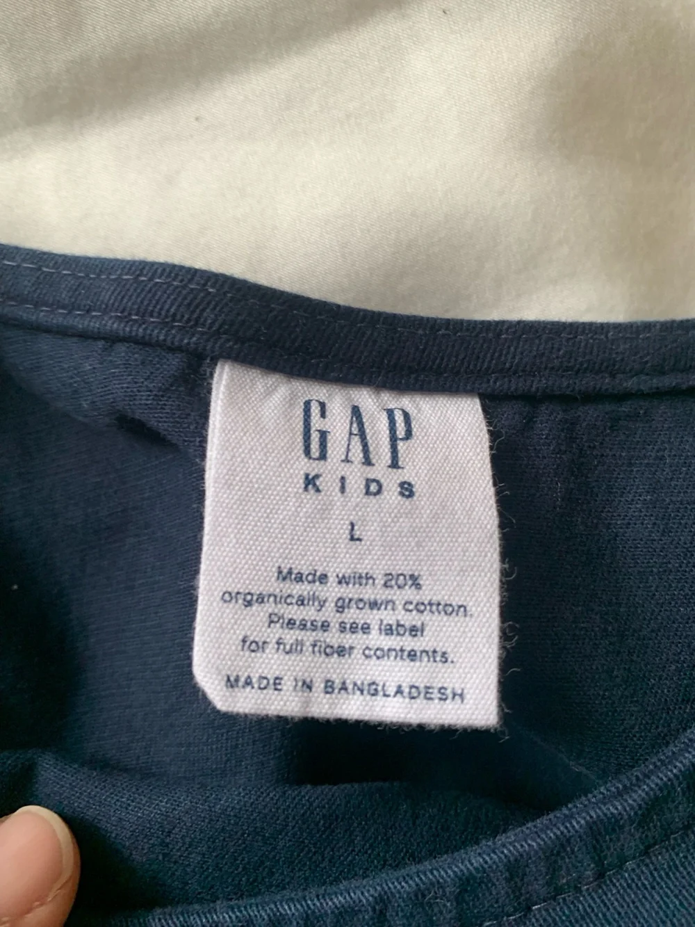 GAP Girls' Navy Sleeveless Cotton Dress